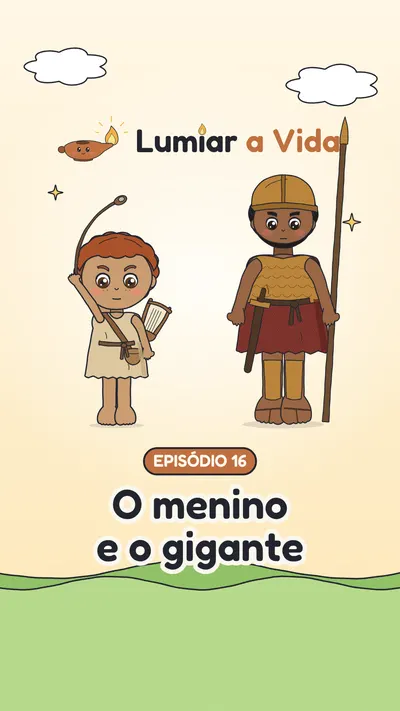 Capa da história O menino e o gigante